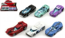 Macchinina sportiva in metallo 8 cm a inerzia – mix di colori, 12 pz in box