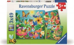 Puzzle amici insetti 3x49 pezzi