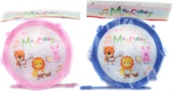 Tamburo di plastica per bambini con bacchette