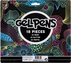 Set di penne gel 18 pz
