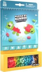 Plus-Plus Activity Oceano set di costruzione 12 in 1