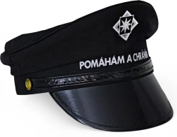 Cappello da poliziotto con scritta per adulti