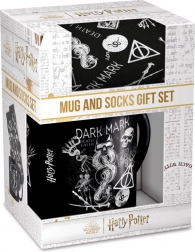 Harry Potter Dark Arts set regalo da uomo con tazza e calzini