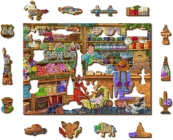 Puzzle in legno Avventura Dolce 2in1 200 pezzi