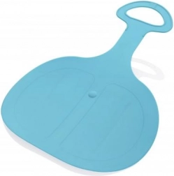 Pinguino - slittino su neve azzurra