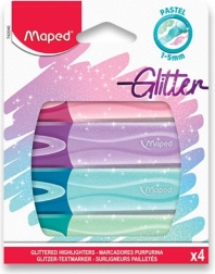 Maped evidenziatori Classic Glitter, set da 4 pz