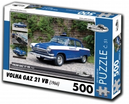 Puzzle RETRO-AUTA Volha Gaz 21 VB 1966, 500 pezzi