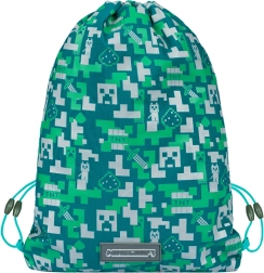 Zaino tascabile con Creeper argentato di MINECRAFT