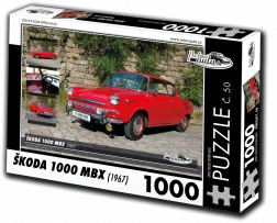 Puzzle Auto d’epoca Škoda 1000 MBX (1967) – 1000 pezzi