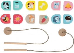 Cubika Cosa mangiamo – set in legno infilabile