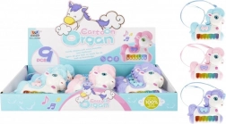 Pianino per bambini a forma di unicorno con luci e suoni
