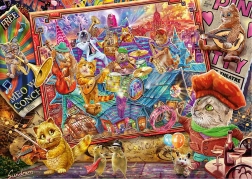 Puzzle Mania dei Gatti 1000 pezzi SCHMIDT