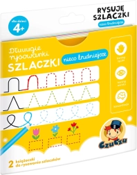 Lunghe tracciature: disegno tratteggi – per bambini 4+