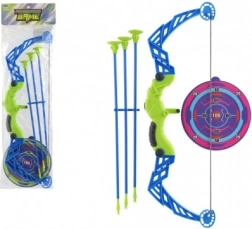 Arco con frecce a ventosa e bersaglio 57 cm