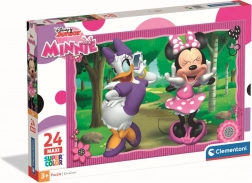 puzzle minnie e daisy a passeggio maxi 24 pezzi