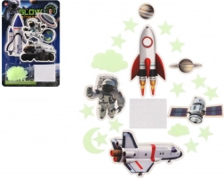 Decorazioni spaziali luminose per pareti e soffitto