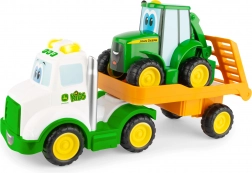 Trattore Johnny con Rimorchio per Bambini - John Deere