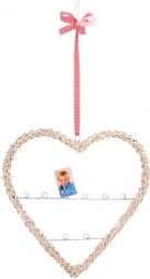 Cuore in vimini da appendere per foto Small Foot