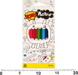 Matite colorate triangolari ERGO 12 pz