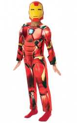 Costume per bambini IRON MAN deluxe, 5–6 anni