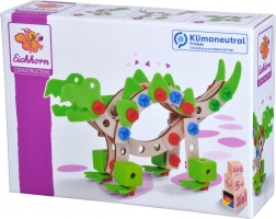 Eichhorn set di costruzione in legno Constructor dinosauri 100 pezzi