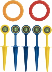 Gioco di lancio degli anelli sui pioli