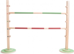 Ostacolo atletico in legno per l'allenamento dei salti