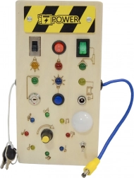 Busy board LED interattiva in legno 2Kids Toys