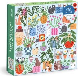 Puzzle quadrato Gatti nei vasi da fiori 500 pezzi GALISON