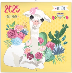 Calendario con note Lame Felici 2025