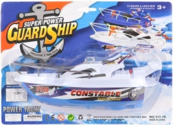 Barca di plastica galleggiante a batterie