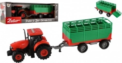 Trattore Zetor con rimorchio in plastica 36 cm con luci e suoni