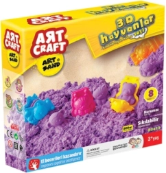 ART CRAFT sabbia cinetica con animaletti 500 g