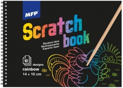 Blocco per incisione 14x10cm mix/arcobaleno