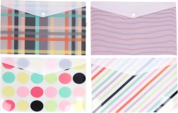 Cartella con bottone 36x26 cm mix