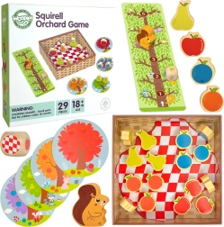 Woopie Green Scoiattolo nel frutteto – gioco di famiglia cooperativo in legno