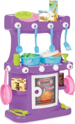 Set cucina viola per bambini con accessori