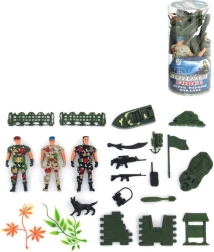 Set da gioco di soldatini army con accessori in tubo