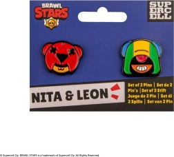 Set di pin Brawl Stars – Nita e Leon