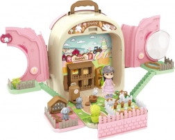 Coniglietto nel set da fattoria 3in1