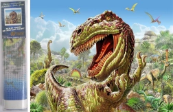 pittura diamantata T-Rex 30 × 40 cm