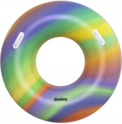 Anello da nuoto gonfiabile BESTWAY arcobaleno 119 cm