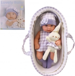 Bambola con animaletto 33 cm