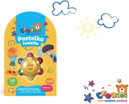 Pastelli a cera a forma di stella, 6 colori