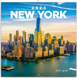 Calendario per appunti New York 2026