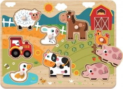 Puzzle in legno ad incastro Fattoria di 2Kids Toys