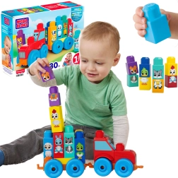 Fisher-Price Mega Bloks trattore con animaletti per costruire e assemblare