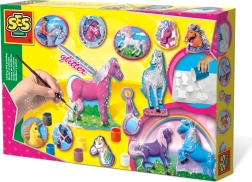 Colata e pittura di cavalli fantasy