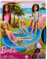 Bambola Barbie con piscina