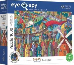 TREFL Puzzle Eye-Spy Sneaky Peekers: Amsterdam 1000 pezzi